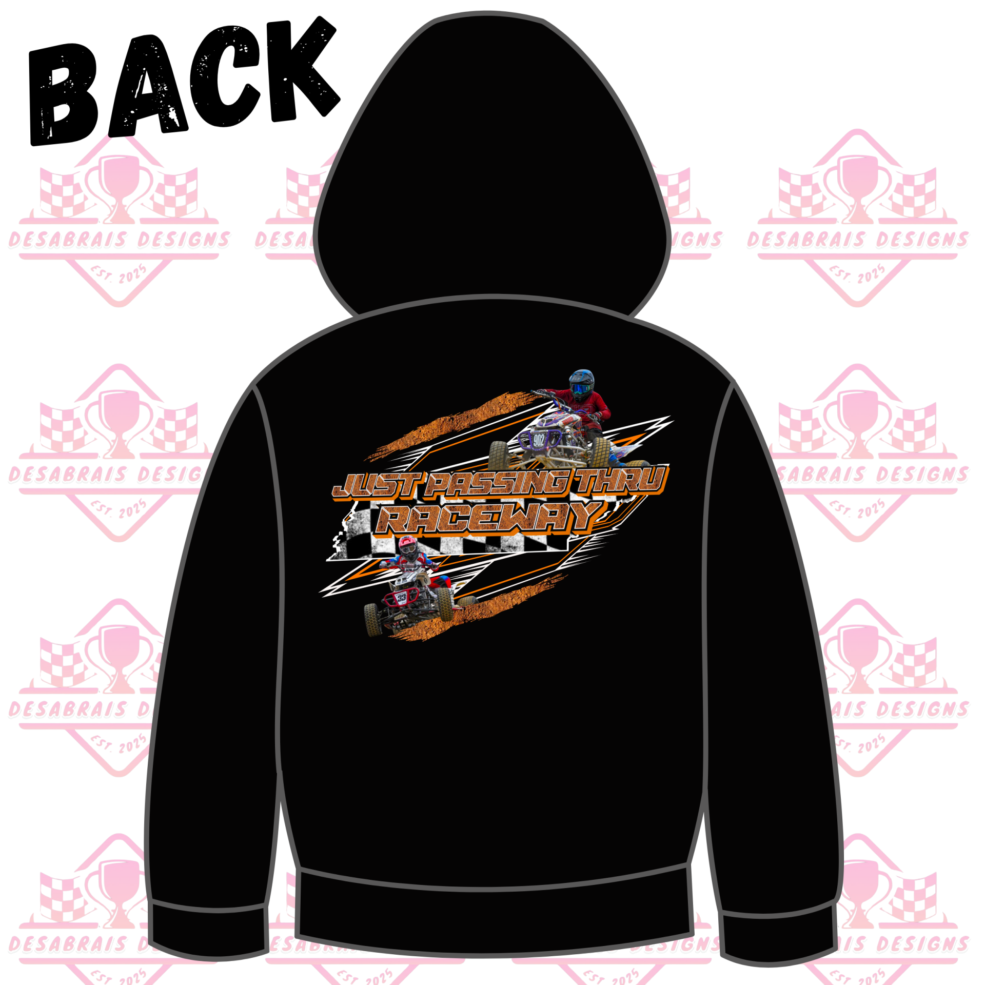 Just Passing Thru Raceway Hoodie's