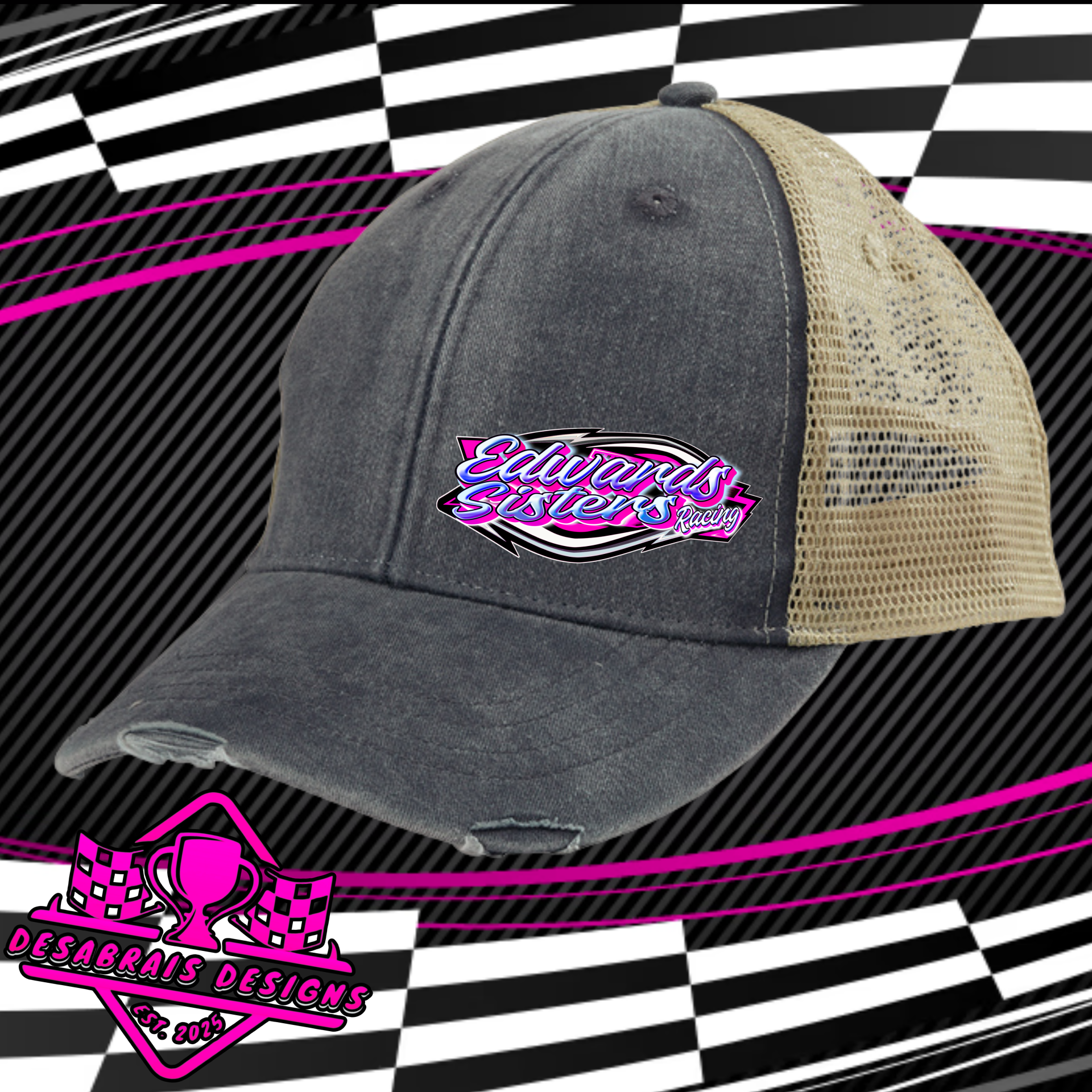 Edwards Sisters Distressed Hat