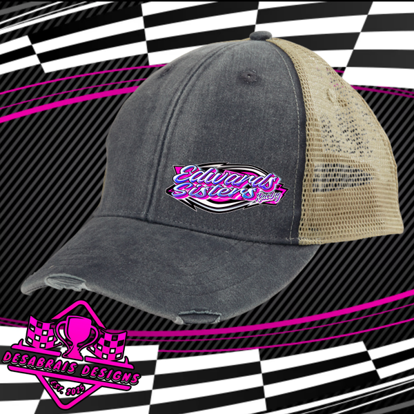 Edwards Sisters Distressed Hat