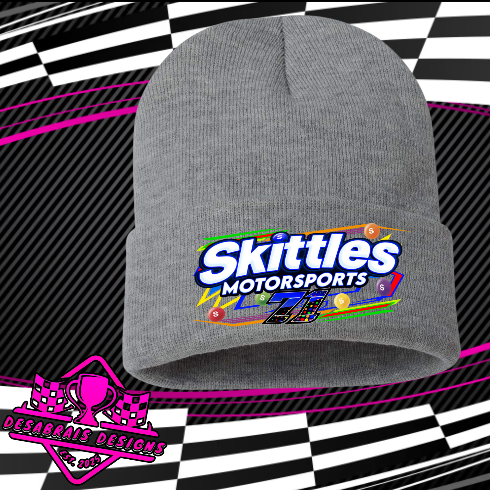 Skittles Motorsports Beanies