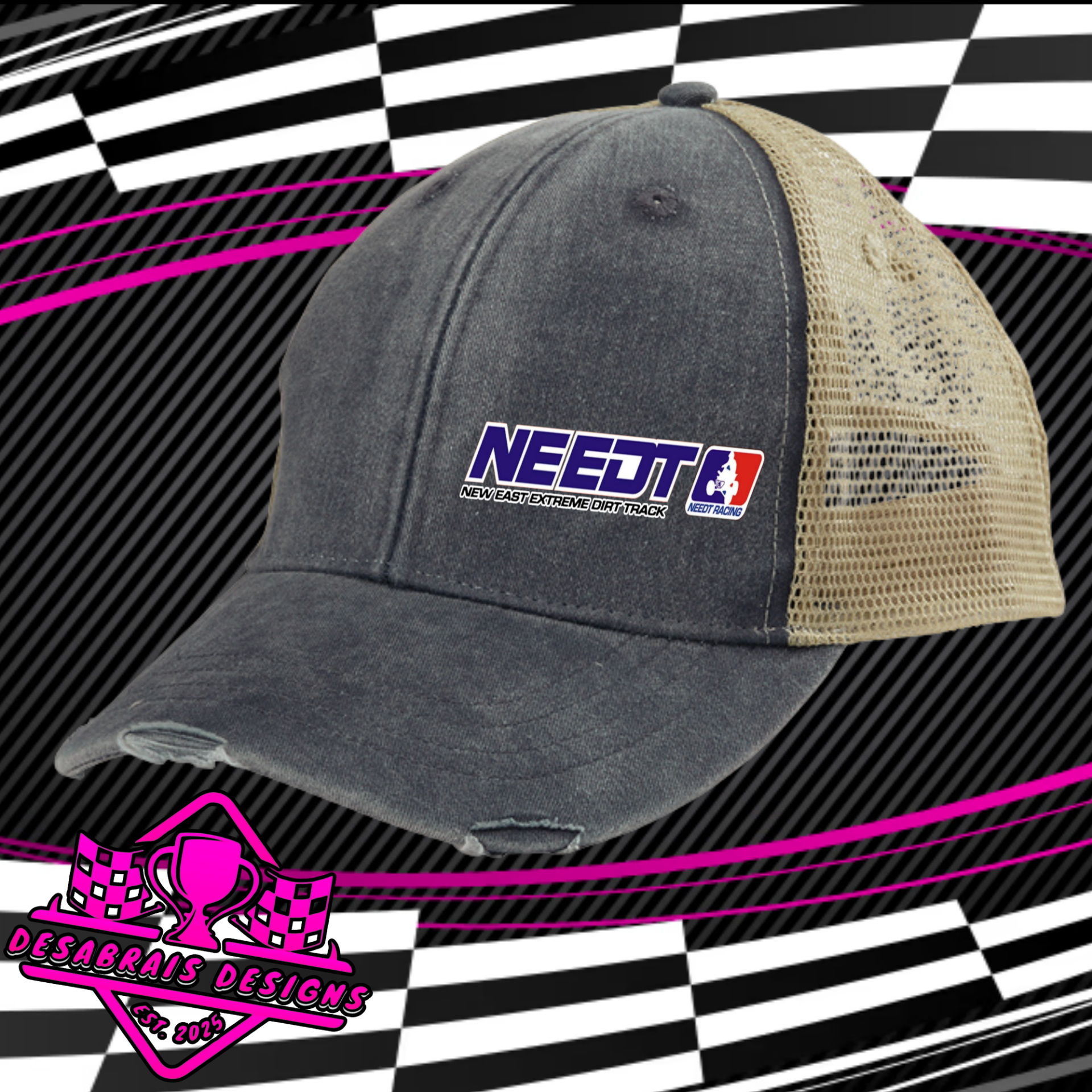 NEEDT Round 1 Distressed Hat