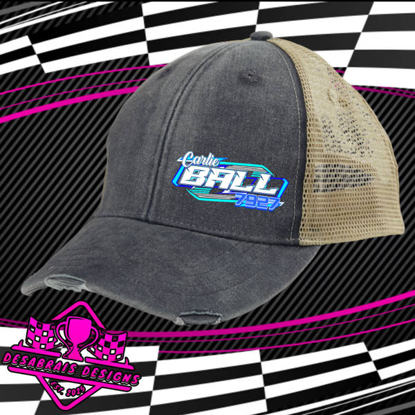 Carlie Ball Distressed Hat
