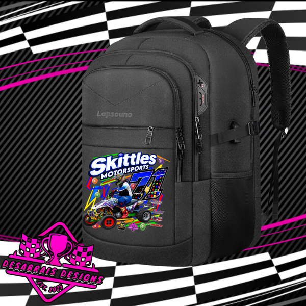 Skittles Motorsports Backpack