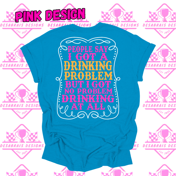 No Problem Drinking Plus Size Tee