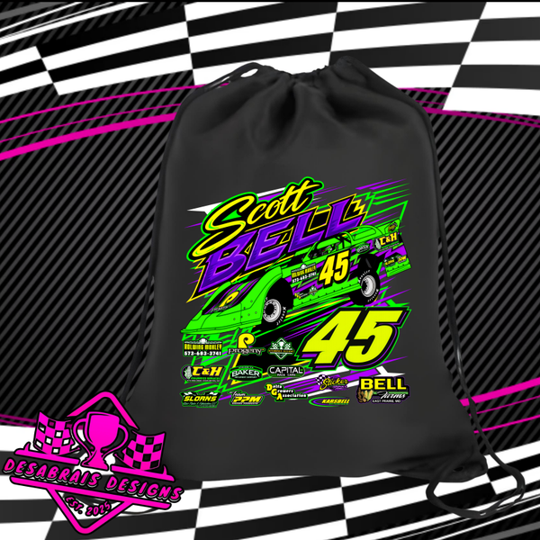 Scott Bell Drawstring Bag