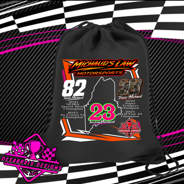 Michaud's Law Drawstring Bag