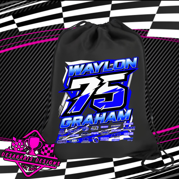 Waylon Graham Drawstring Bag