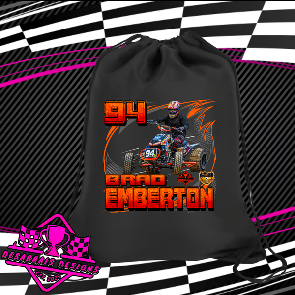 Brad Emberton Drawstring Bag