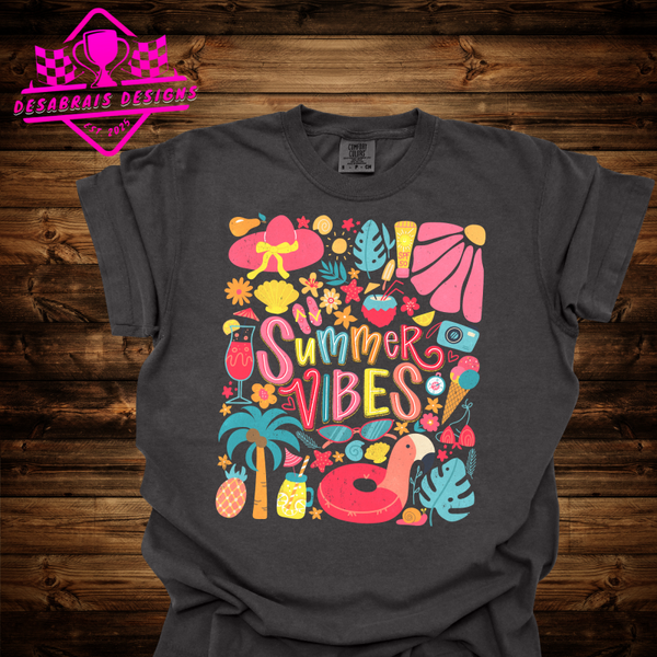 Summer Vibes #17 Comfort Color Plus Size Tee