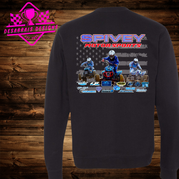 Spivey Motorsports Plus Size Crew Neck