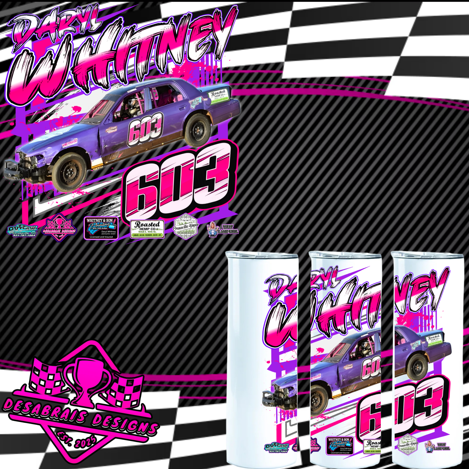Daryl Whitney Tumblers