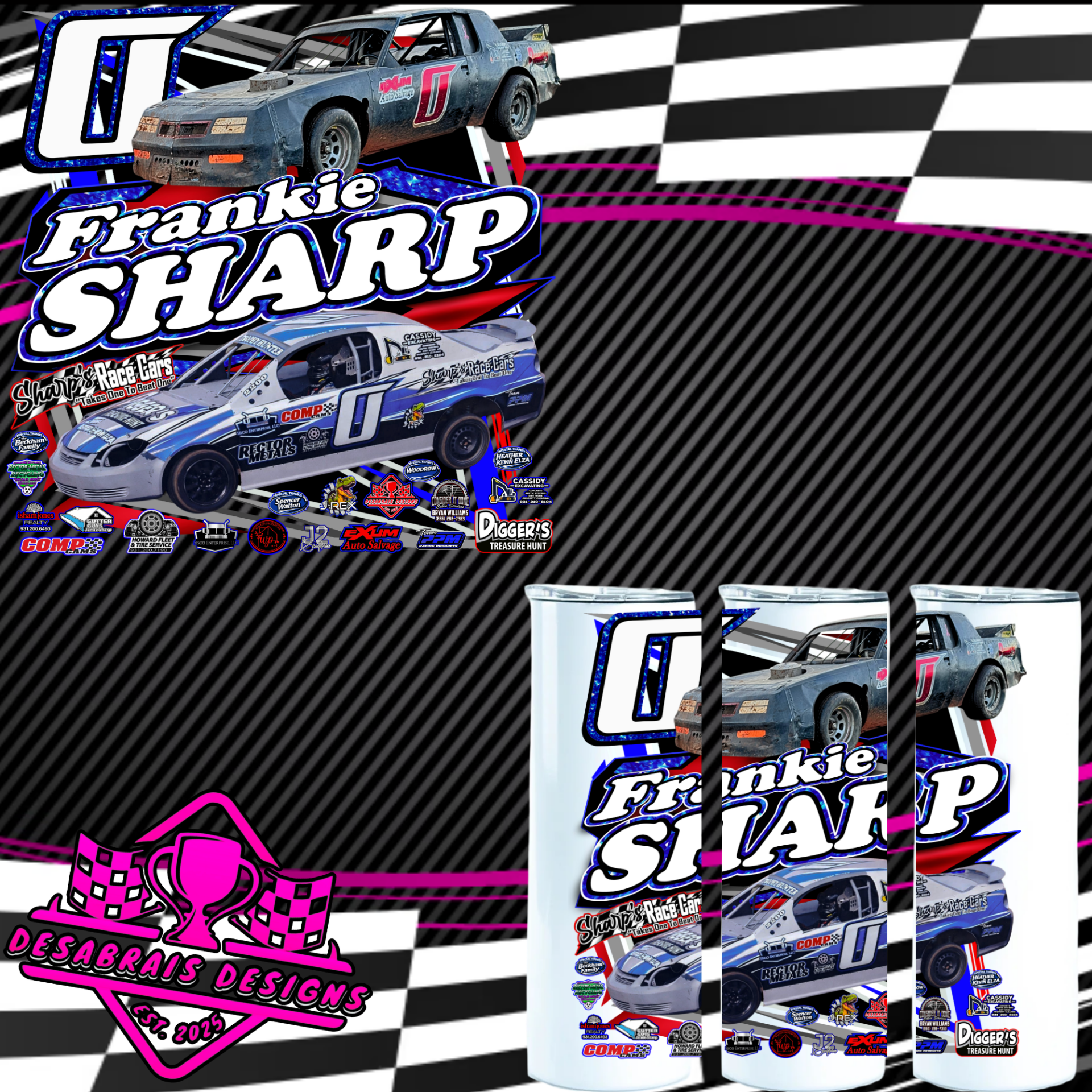 Frankie Sharp Tumblers