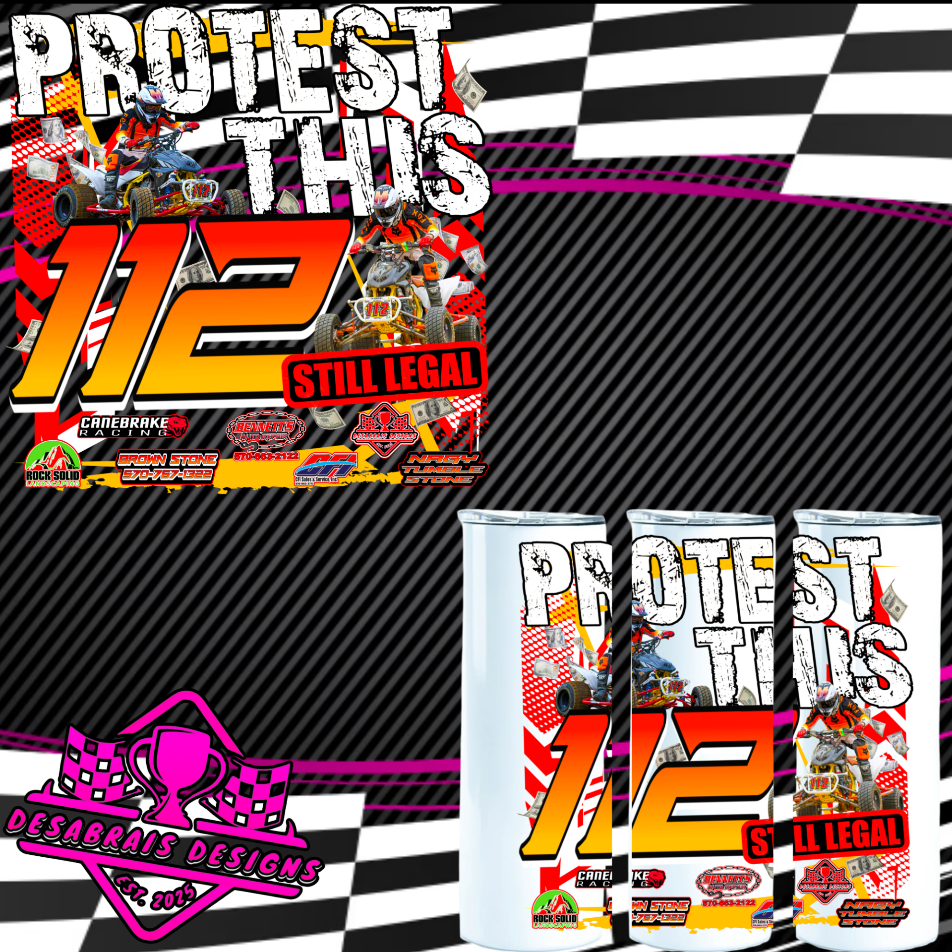 Big Bore Bennett Tumblers