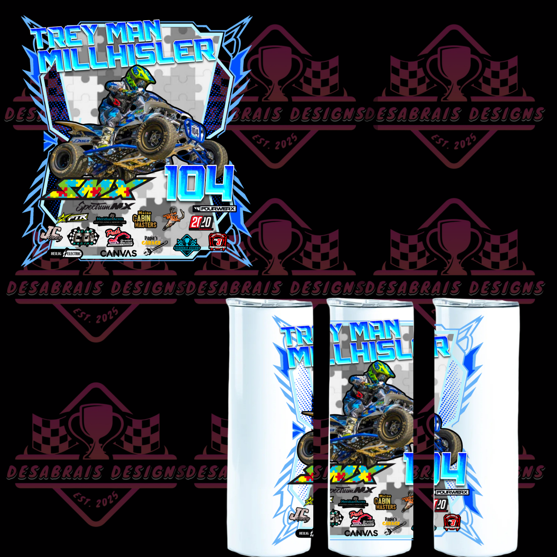 Trey Man Millhisler Tumblers