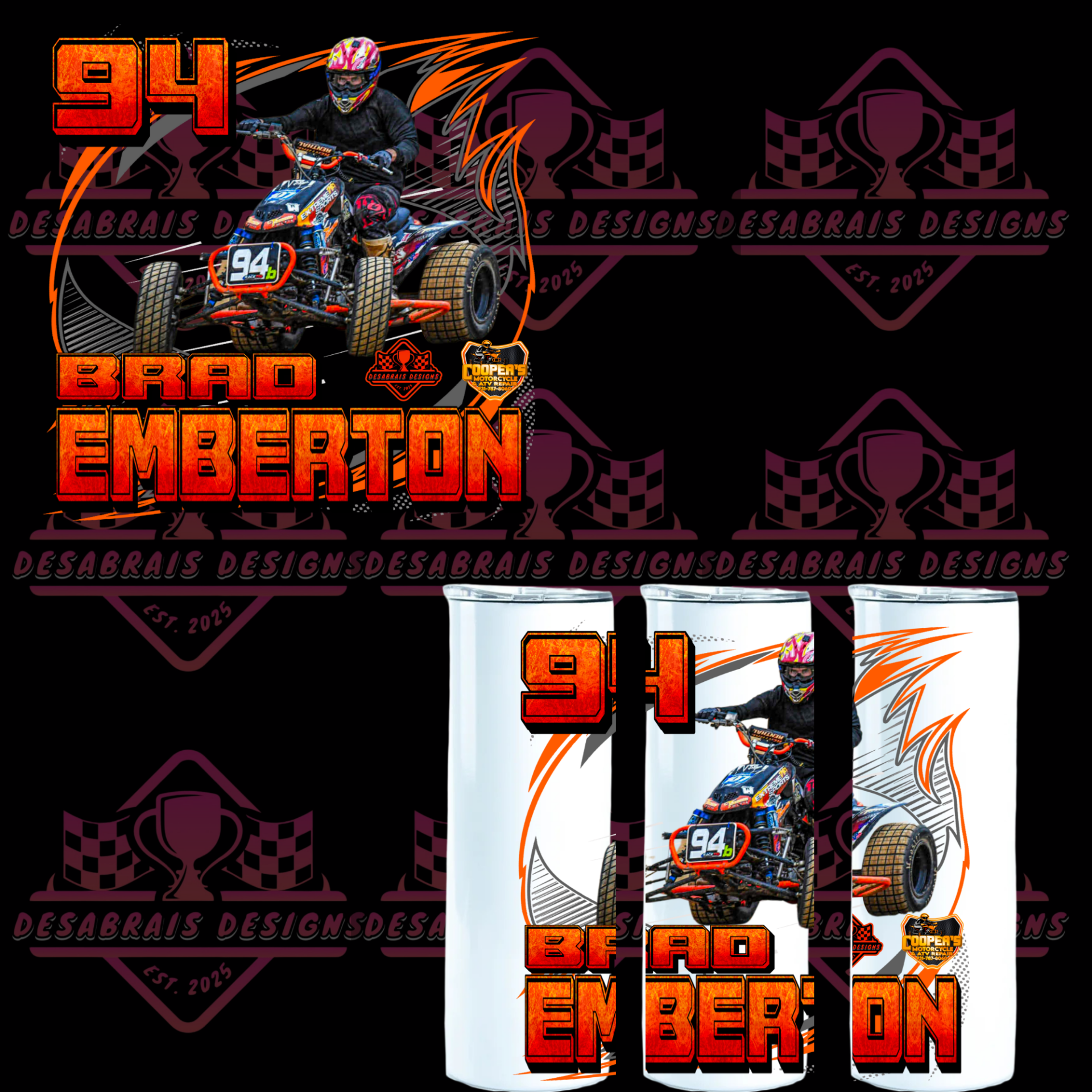 Brad Emberton Tumblers