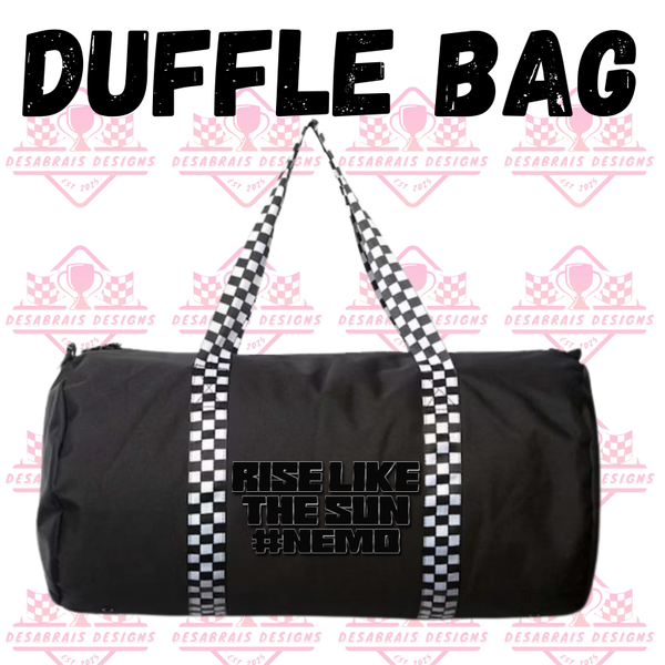 New Era Checkered Flag Duffle Bag