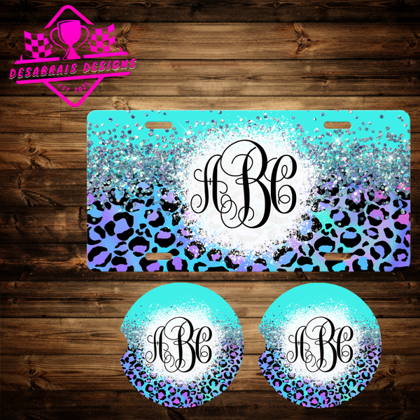 Purple & Teal Cheeta Sparkle Bundle