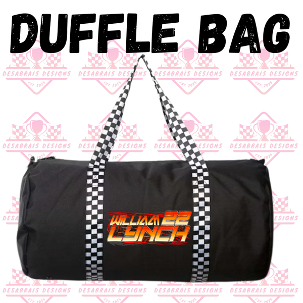 William Lynch Checkered Flag Duffle Bag