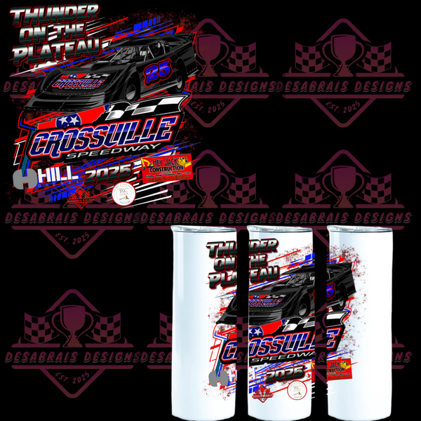Crossville Speedway Tumbler