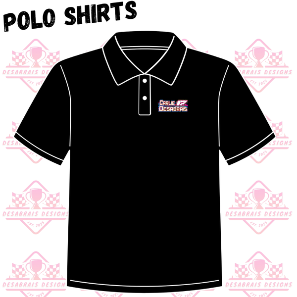 Carlie Desabrais Polo Shirts