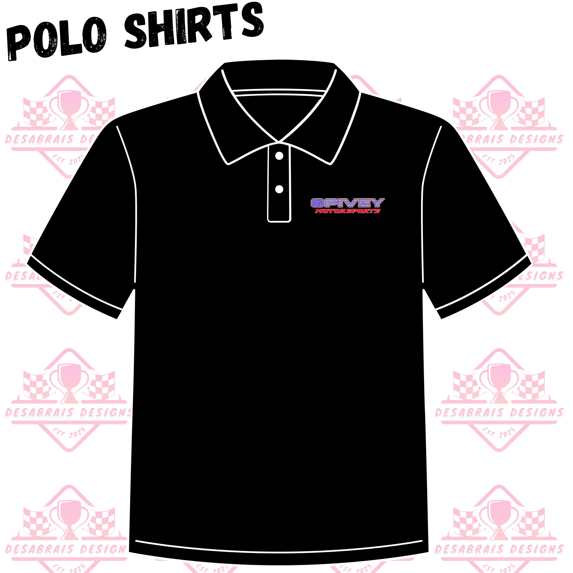 Spivey Motorsports Polo Shirts