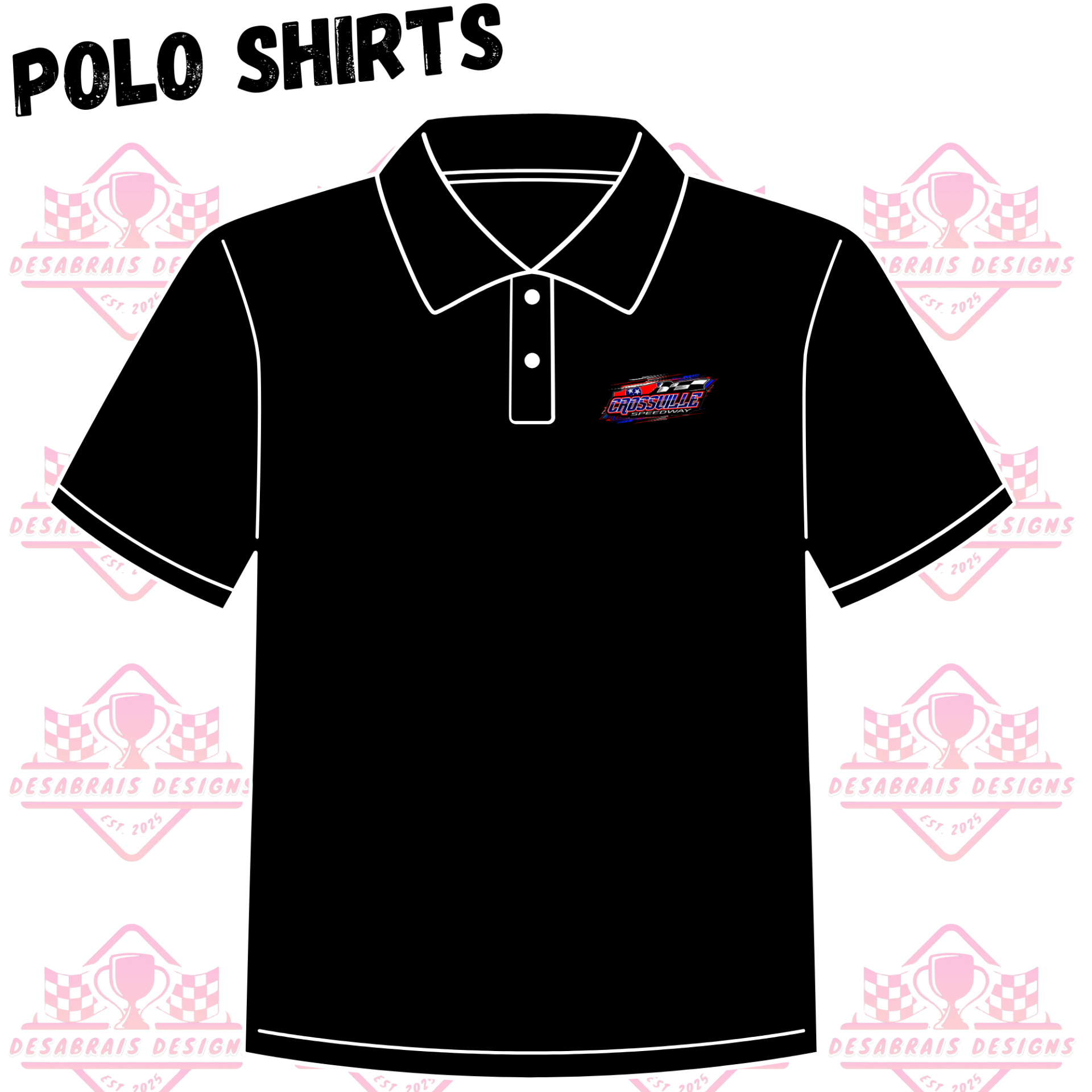 Crossville Speedway Polo Shirts