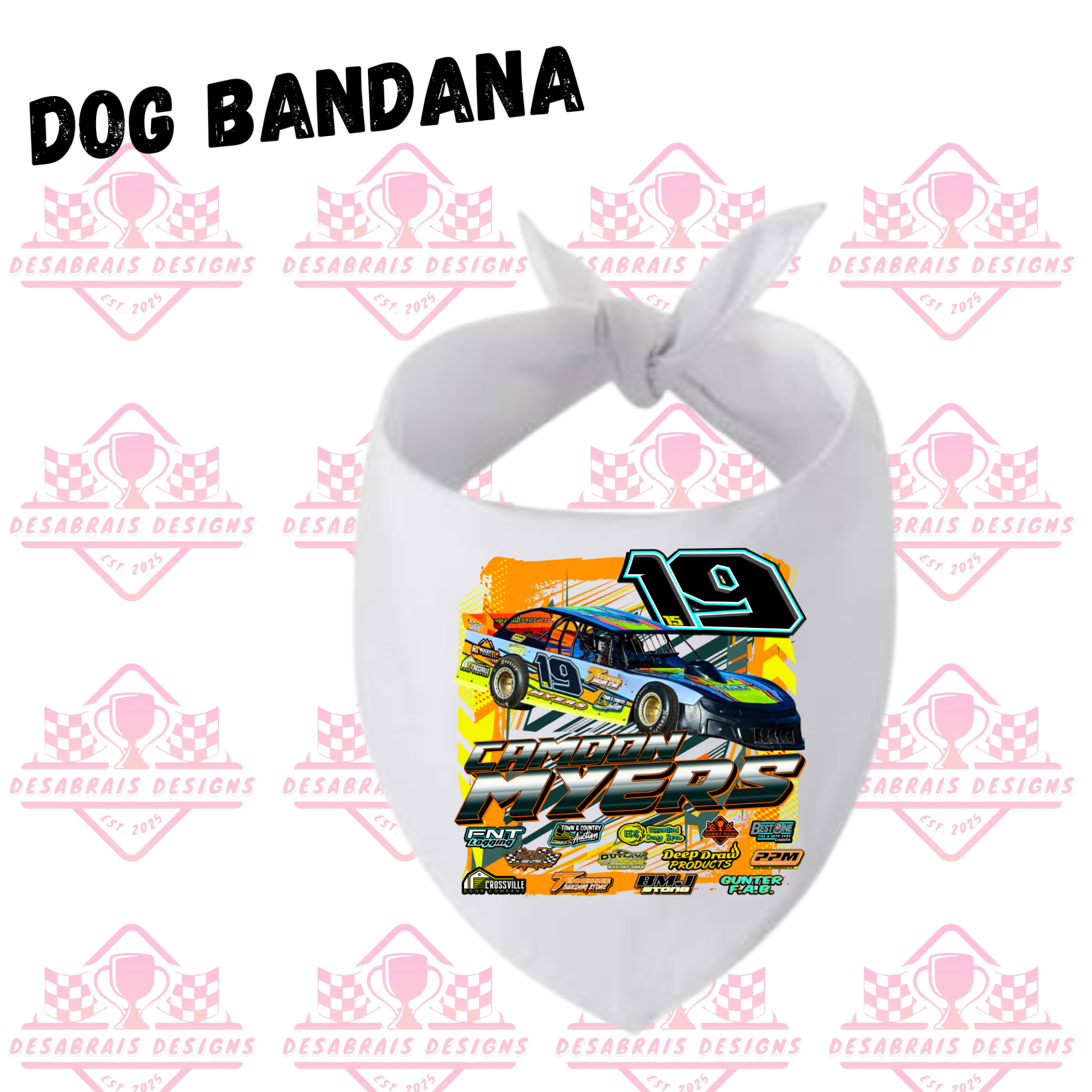 Camdon Myers Dog Bandana