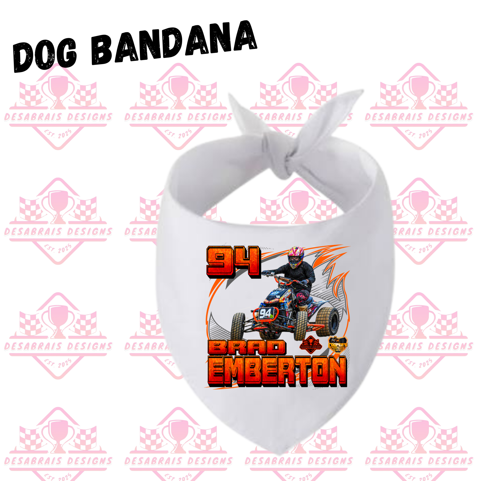 Brad Emberton Dog Bandana