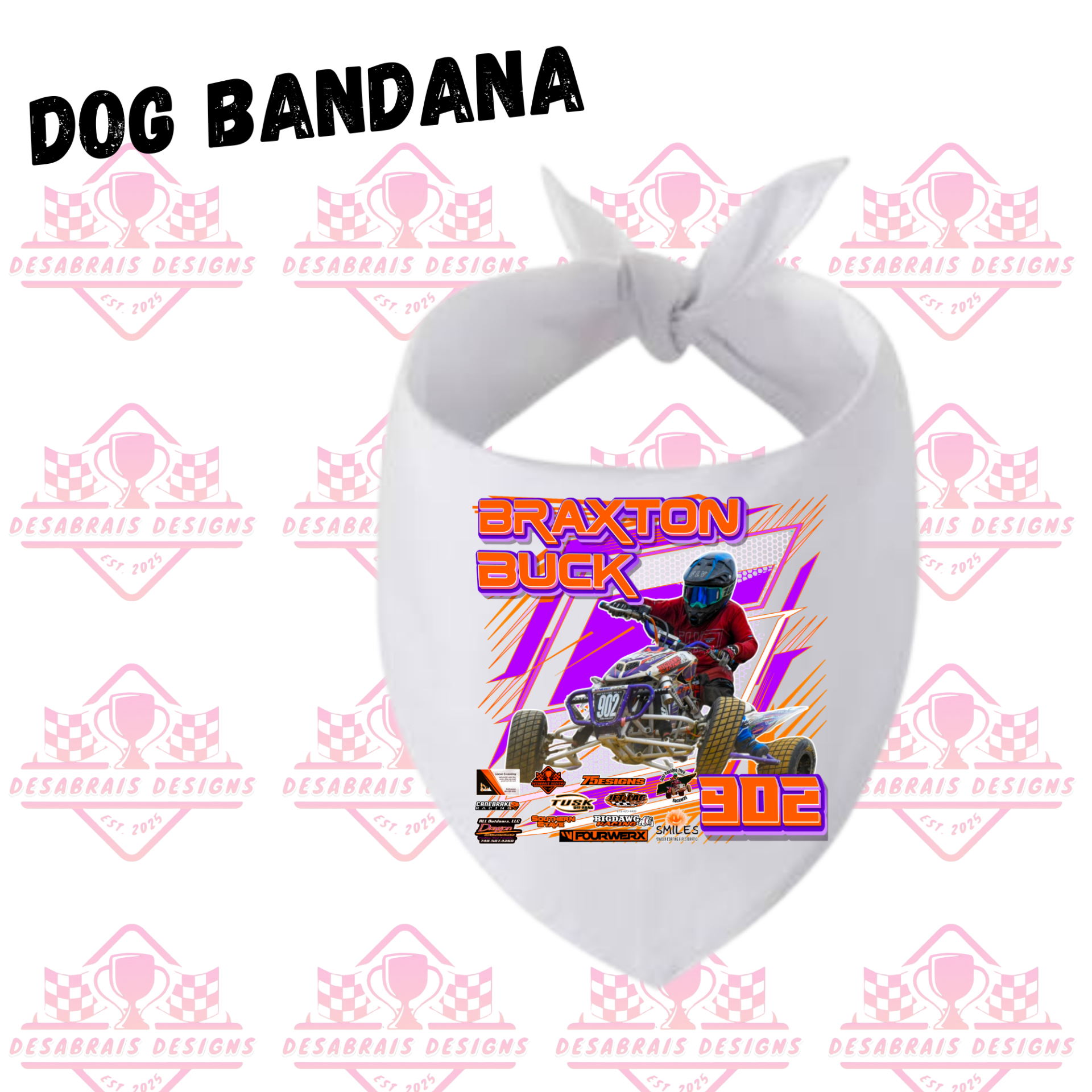 Braxton Buck Dog Bandana