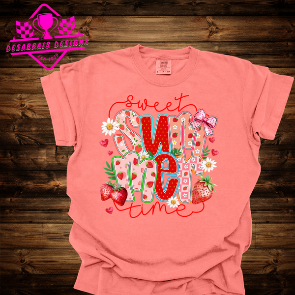 Sweet Summer Time #22 Comfort Color Plus Size Tee