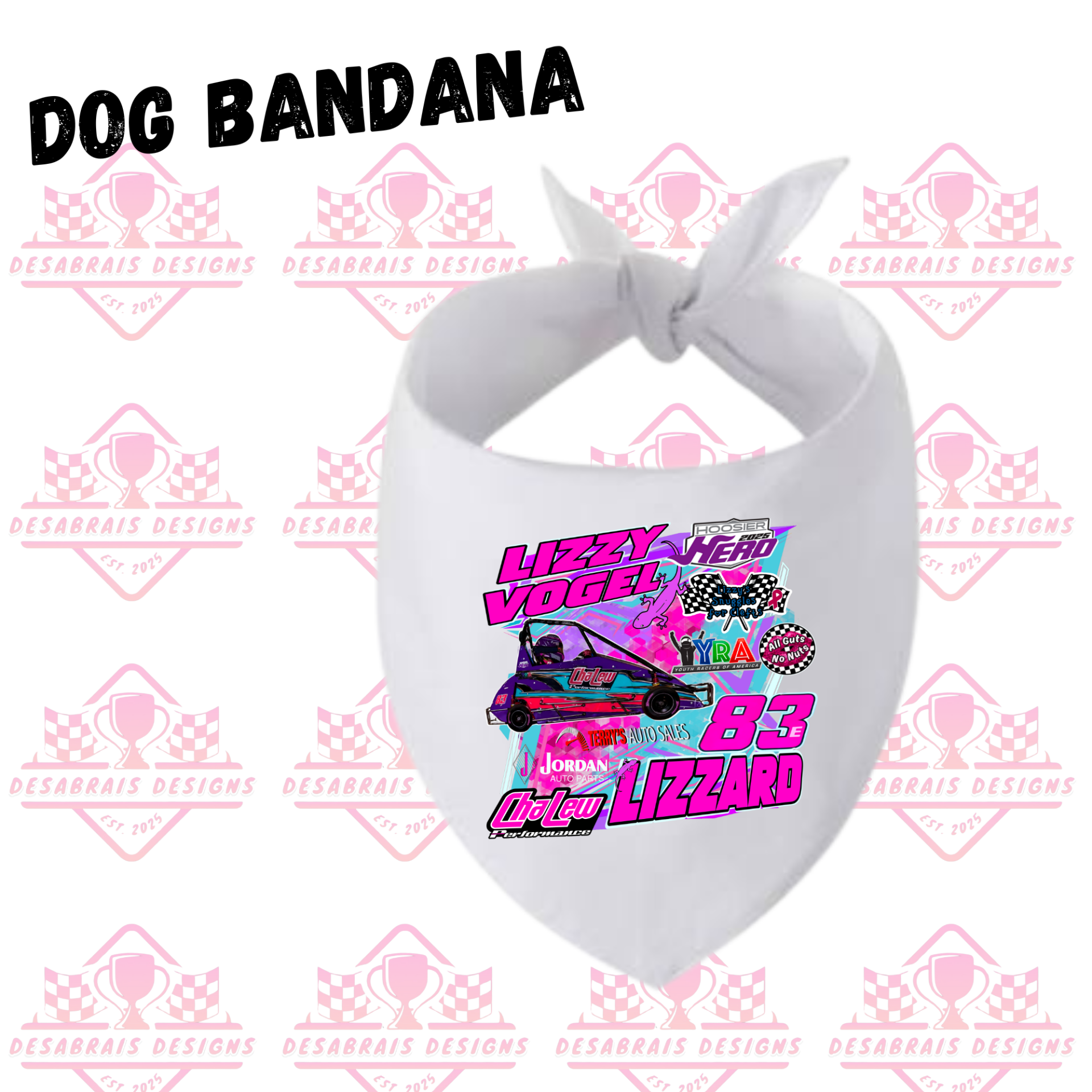 Lizzy Vogel Dog Bandana
