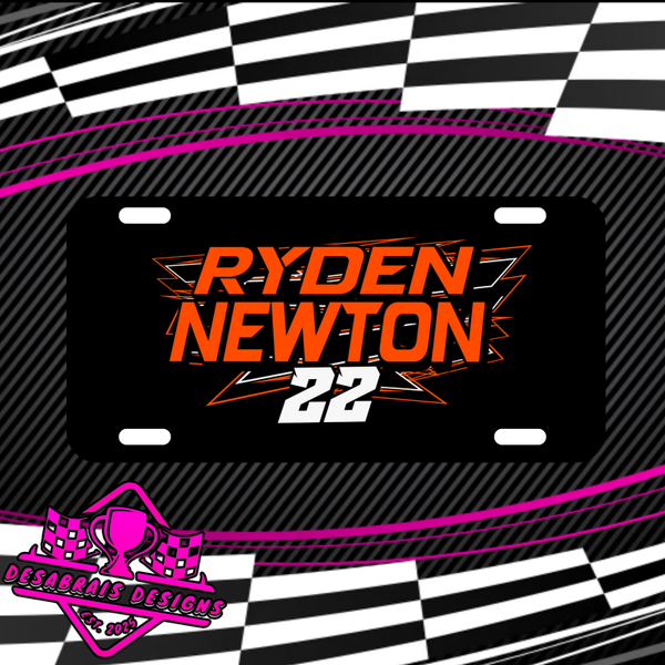 Ryden Newton License Plate