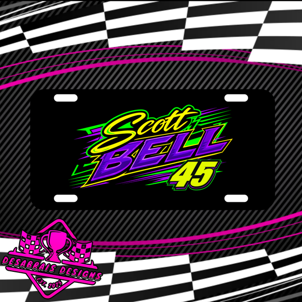 Scott Bell License Plate