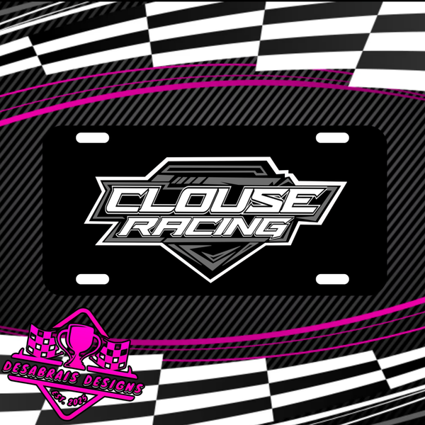 Clouse Racing License Plate