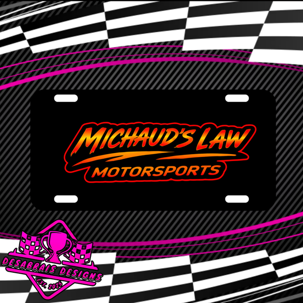 Michaud's Law License Plate