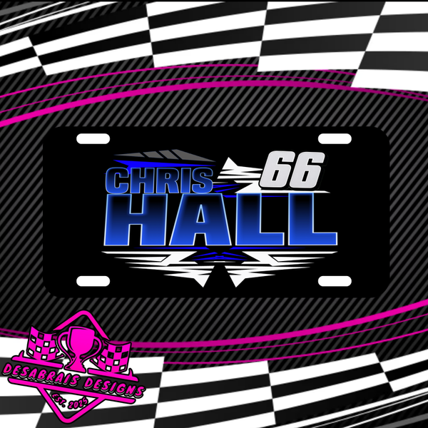 Chris Hall License Plate