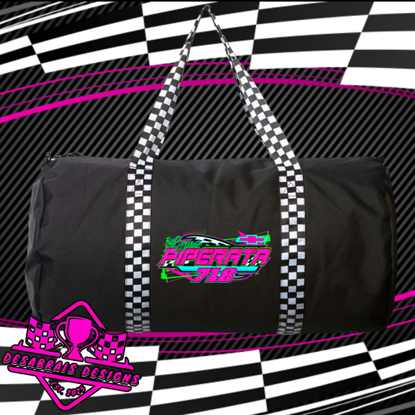 Lyne Piperata Checkered Flag Duffle Bag