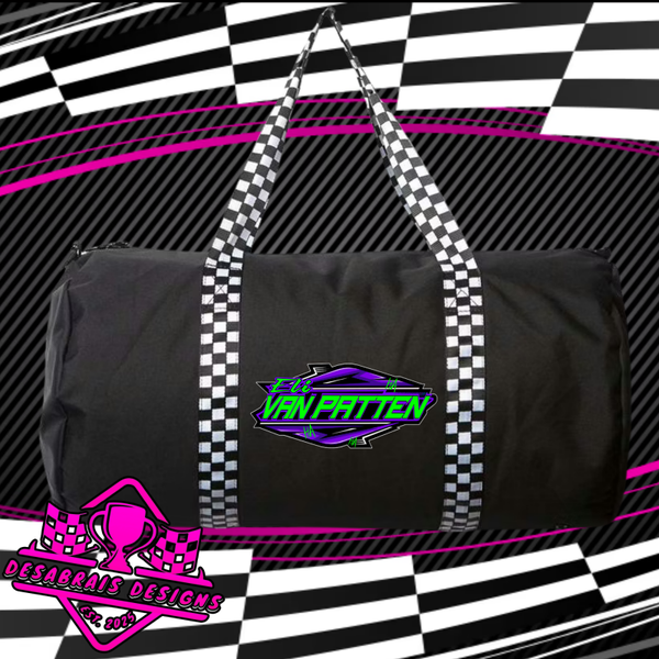 Eli Van Patten Checkered Flag Duffle Bag