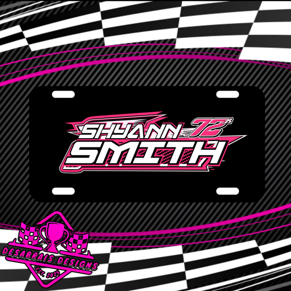 Shyann Smith License Plate