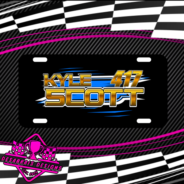Kyle Scott License Plate