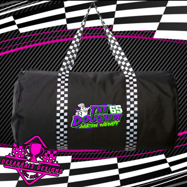 Aaron Wendt Checkered Flag Duffle Bag
