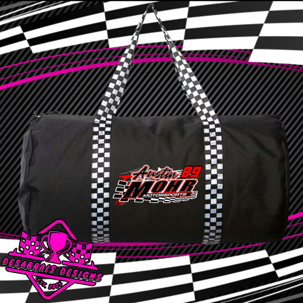 Austin Mohr Checkered Flag Duffle Bag