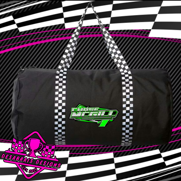 Chase McGill Checkered Flag Duffle Bag