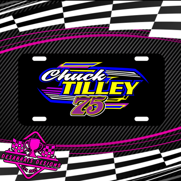 Chuck Tilley License Plate