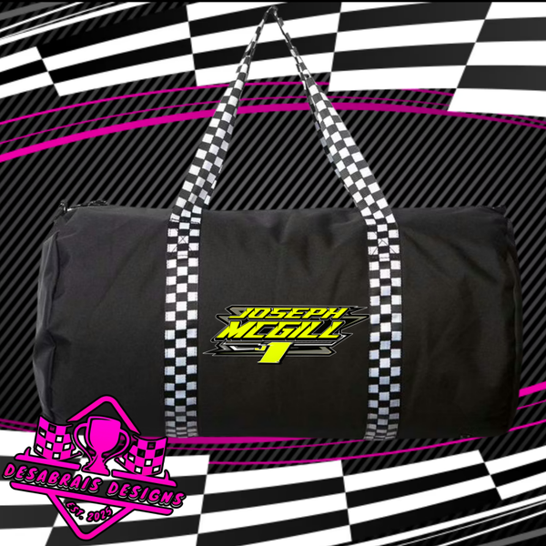 Joseph McGill Checkered Flag Duffle Bag