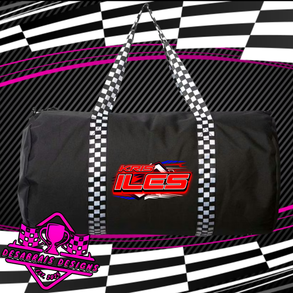 Kristofer Iles Checkered Flag Duffle Bag