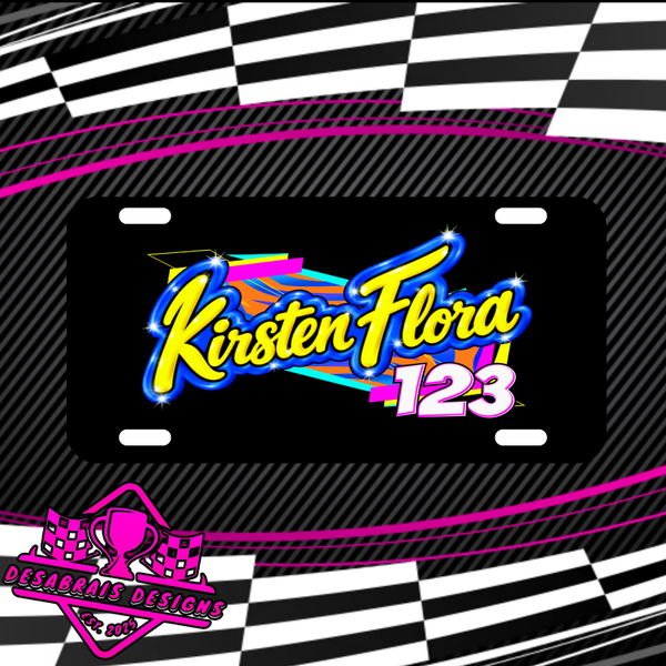 Kirsten Flora License Plate