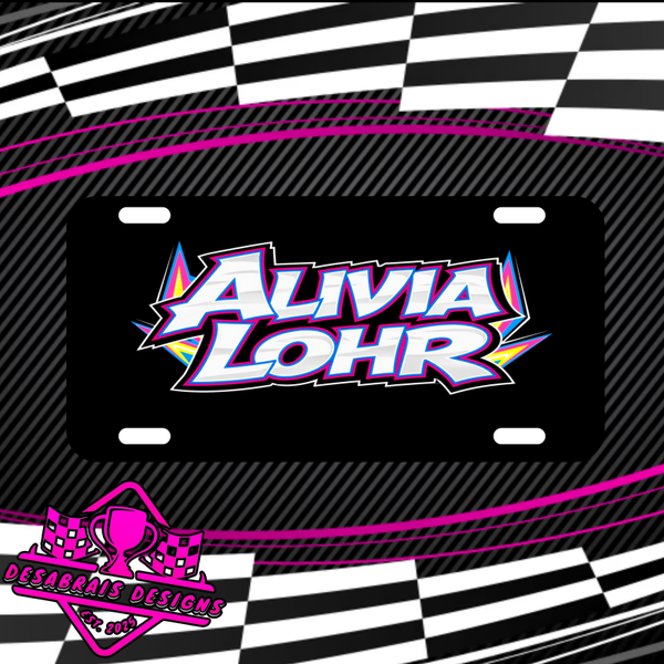Alivia Lohr License Plate