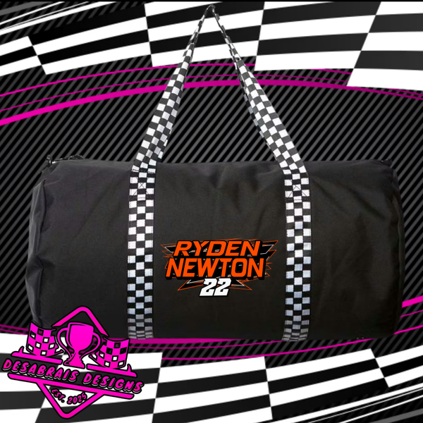 Ryden Newton Checkered Flag Duffle Bag