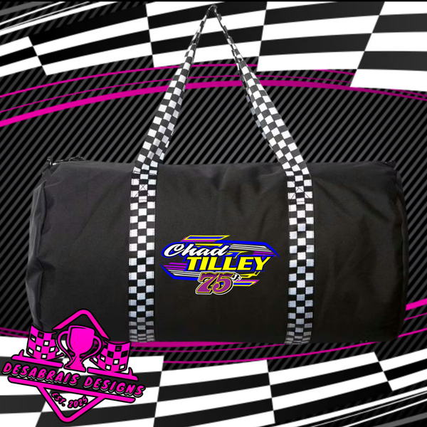Chad Tilley Checkered Flag Duffle Bag